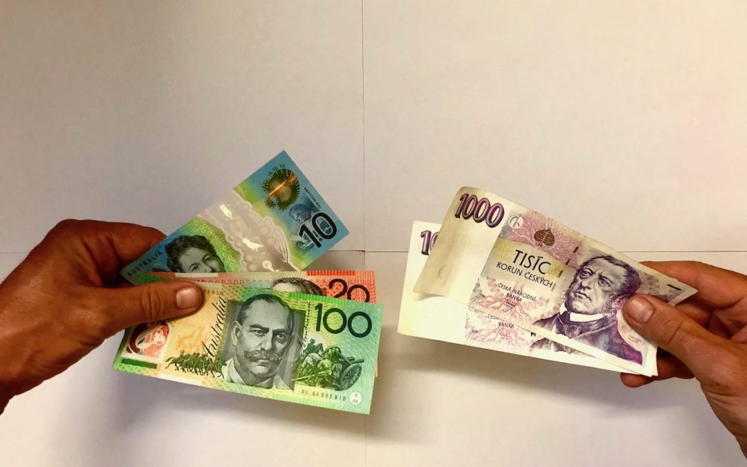peníze, převod peněz do Austrálie